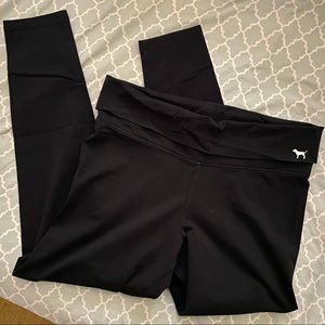 PINK FOLDOVER WAIST YOGA LEGGING